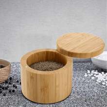 Bình đựng gia vị bằng gỗ cao cấp 1Pc - Hộp đựng gia vị và muối đa năng cho món nướng, Tổ chức nấu ăn & nhà bếp, Lọ đựng gia vị di động và bền, Thích hợp cho nhà bếp và nhà hàng gia đình, Dụng cụ sắp xếp và phòng bảo quản nhà bếp, Phụ kiện nhà bếp, Hộp đựng đồ nhà bếp có nắp, vẻ ngoài hấp dẫn, Kho lưu trữ hạng nhất, Tay nghề tinh tế, Gia đình yêu thích, Nội trợ, Đầu bếp, Nhà hàng, Khách sạn, Nhà tích hợp, Cắm trại, Dã ngoại Yêu thích - Màu vàng - Xem 7