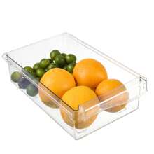 Transparent Refrigerator Drawer Organizer | Pull-Out Shelf For Eggs/Fruit/Vegetables/Seafood/Meat (Fits All Fridges) - Transparent - View 11