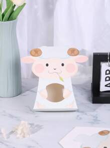 12/6件创意小羊造型礼盒，节日礼品包装盒，适用于古尔邦，生日派对零食包装盒，随身携带礼盒 - 彩色 - 查看 9