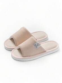 Unisex Indoor Slippers For Home, Bedroom, Living Room, Office - Soft Bottom, Comfortable House Slippers For All Seasons - Beige - View 6