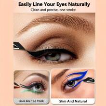 6pcs Precision Eyemakeup Brush Set - Including Angle Eyeliner, Eyebrow And Detail Brushes For Perfect Makeup, Nylon Bristles, Fragrance-Free,Eyebrow Brush,Eyeshadow Brush,Spoolie,Spoolie Brush