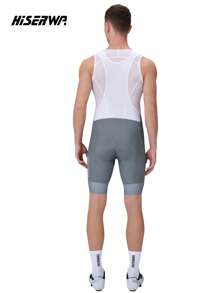 HISERWA [HISERWA] Men's Professional Cycling Bib Shorts, Featuring Italian Elastic Interface Chamois Pad Supporting Over 7 Hours Of Long-Distance Cycling, High-Quality Cycling Shorts For Mountain Biking And Road Cycling