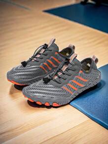 L.S.W.P Men's Casual Lightweight Quick-Drying Water Shoes, Breathable Non-Slip Barefoot Shoes, Suitable For Outdoor Beach Surfing Water Sports And Indoor Fitness, Weightlifting, Yoga, Unisex All Season - Grey - View 10