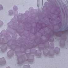 Set de 120 piezas de cuentas de vidrio en forma de cubo cuadrado, forma de bloque helado apta para hacer anillos, pulseras, regalos para amigos, y complementos diarios de joyería