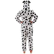 Disney 101 Dalmatians  | 101 Dalmatians Womens' Spotted Lounge Jumpsuit | Ladies' Sleepwear - Black and White - View 4