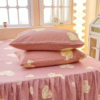 2 件装印花枕套 甜美枕套 可机洗枕套