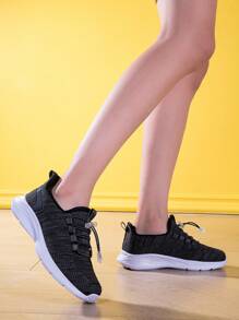 1 Pair Girls' Breathable Comfortable Fashionable Casual Shoes, Lightweight Running Sneakers, Spring/Summer - Multicolor - View 6