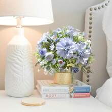 1/27 pezzi Bouquet di fiori artificiali di peonia, ortensia, dalia, regali di San Valentino, decorazioni per feste di compleanno, cesti di fiori per matrimoni, fiori da sposa, decorazioni per casa, sala da pranzo, camera da letto, davanzali, vasi, decorazioni per Capodanno, giardini esterni, inizio della stagione scolastica