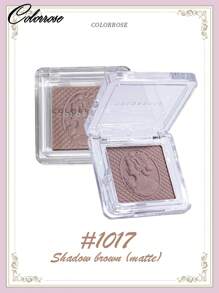 COLORROSE Palet Kontur Bedak Matte, Tekstur Ringan, Halus, Lembut, Melangsingkan Wajah dan Hidung, Gradasi Alami, Kontur Bronzer, Riasan Harian, Kosmetik - CR1017 - View 3