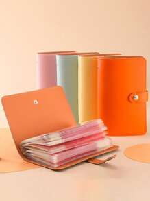 100Pcs Envelope Budget Challenge Loose Leaf Binder, Money Saving Binder, PU Leather Banknote Storage Book, Money Organizer For Banknote Photos, Stamps And Bank Card Storage, Multi-Function Loose Leaf Storage Organizer Pouch, Large Capacity Cash Storage Notebook, Birthday/New Year Gift, Multi-Function Loose Leaf Storage Organizer Pouch, Portable Purse, Clear Card Holder, Travel Accessories, Boho Vibes