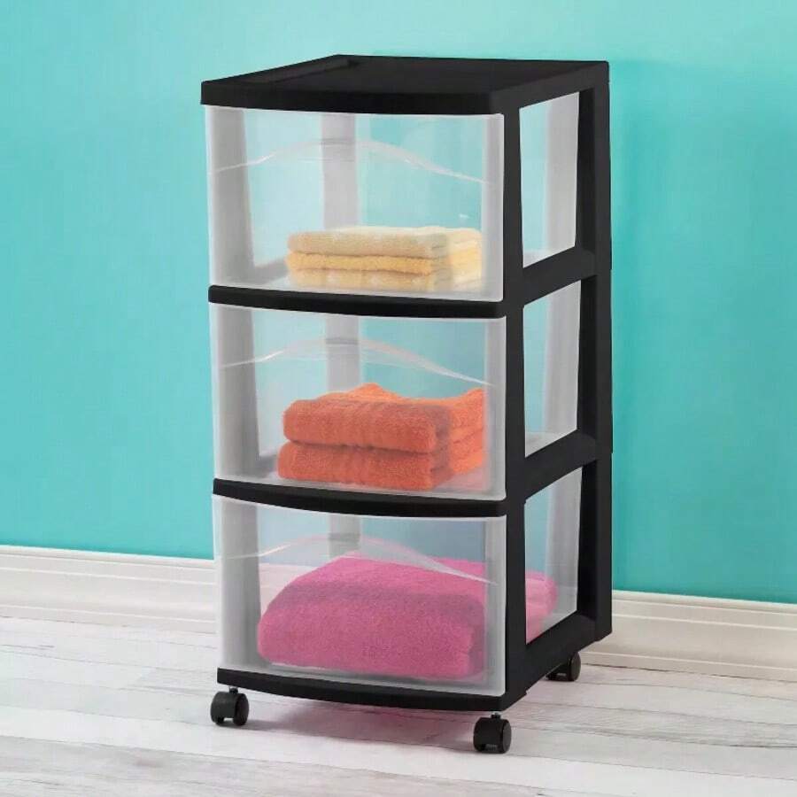 3 Drawer Medium Cart Black - Brightroom™: Plastic Storage Drawers With Casters, Portable Utility Storage, No Assembly RequiredDrawer Organizers Back To School Travel Essentials Room Decor,Home Decor,Bedroom Decor Storage Organization And Storage Puppy Keep Dress Shorts Phone Case Bikini Summer Dresses For Women Skirt Summer Dress Dresses Nails Jeans Tops White Dress Dresses For Women - 1 - View 1