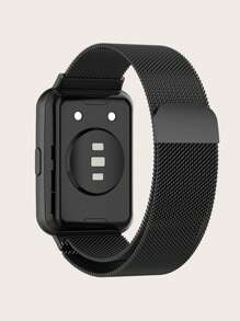 1 件普通不锈钢镂空米兰尼斯磁性可拆卸表带，适用于华为 Watch Fit 2 - Watch Fit 2 - 查看 6
