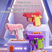 Kids Toy Gun - Pocket-Sized M1911 - Mechanical Linkage - Auto Recoil - Mini Handgun - Birthday Gift - Easter Gift - - Christmas Gift - Perfect Gift, Gun, Squirt, Gun Toy Kids, Mini Toy Gun, Squirt Gun, Fidget Toy Gun, Toy Gun, Guns, Bb Gun, Toy Gun>Over 14 Years, Gun Pen,Gun Holder,Rubber Gun,Hot Gun,Gun,Toy Gun,Airsoft Gun - 粉紅白 - 查看 4