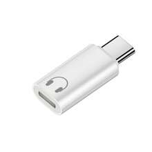 Type C To Lightning Earphone Audio Adapter USB C Male To Lightning Female Earphone Converter
