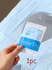 100 pièces Siège de toilette jetable, siège de toilette en papier biodégradable, accessoire de voyage essentiel, siège de toilette en papier soluble pour avions, voyages, toilettes publiques et camping. Se désintègre rapidement, léger et hygiénique. Décoration de salle de bain, décoration d'automne