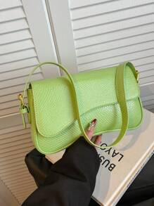 Snake Skin Pattern Women's Fashion Crossbody Shoulder Handbag