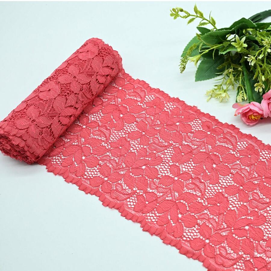 VEN003 "Elegant Lace: Delicacy That Transforms Your Creation" - Coral - View 1