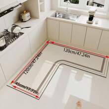1pc 120*120*45cm Simple Kitchen Diatom Mud Mat