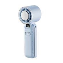 AOYI 便携式手持风扇，小型可折叠台式风扇，速度（1-5）可调 3600mAh 电池可充电个人冷却风扇，风力强劲，小型夏季避暑风扇，适合女性男性旅行/露营/户外/办公室/海滩/学校的礼物 - 彩色 - 查看 14