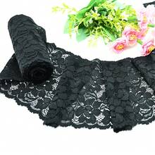 VEN003 "Elegant Lace: Delicacy That Transforms Your Creation" - Black - View 3