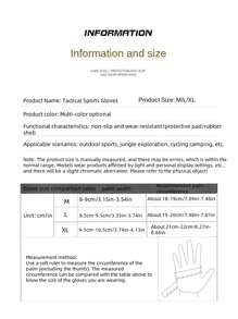 1 Pair Men's Half-Finger Outdoor Sports Cycling Gloves, Thickened & Anti-Slip Palms, For Training