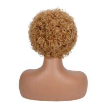 Pixie Cut Curly Human Hair Wigs Ginger 350 Short Curly Lace Front Human Hair Wigs For Women 6 Inch 13x1 Transparent Lace Frontal Wigs Water Wave Dark Rooted To Ginger Orange Color - #27 - 查看 8