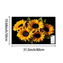 1pc Sunflower Pattern Printed Absorbent Mat, Home Decor, Suitable For Espresso Machine Countertop, Sink Drain, Faucet, Bathroom Vanity, Kitchen & Bathroom Accessories - FULSD283 - View 13