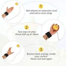 1 pieza Mini pelota de ejercicio con muñequera, pelota de ejercicio elástica de agarre cómodo, de poliéster termoplástico duradero, con patrón de espacio y luna, adecuada para actividades recreativas al aire libre y entrenamiento - sin alimentación, sin electricidad requerida