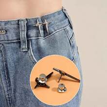 1pair Cross Star Waist Collection Artifact, Star Detachable, Needle-Free, Button-Free, Waist Collection, Buckle Waist Collection Artifact, Small Waist Collection Artifact Lightning Waist Buckle Creative Jeans Waist Buckle Artifact Button Pants Adjustment Waist Change Small Pin Fixed Button