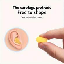6/12pcs Reusable Moldable Silicone Earplugs, Earplugs Putty Suitable For Swimming And Sleeping - Waterproof, Soft & Comfortable Fit, Blue - For Water Activities, Comfortable Design, Sleeping Earplugs