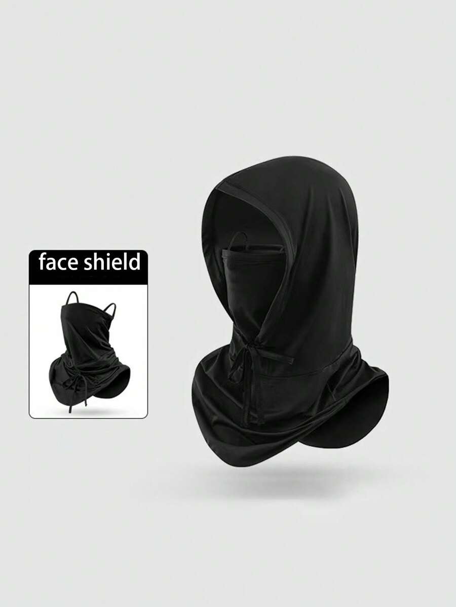 1pc Balaclava Sunscreen Mask, Breathable Full Head Integrated Multi-Functional 360° Mask, Suitable For Outdoor Sports, Cycling, Motorcycling, Fishing, Halloween - Multicolor - View 1