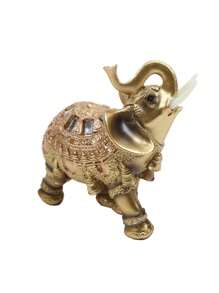 Artisanat en résine d'éléphant, décorations en verre, décorations d'éléphant, éléphants de style européen