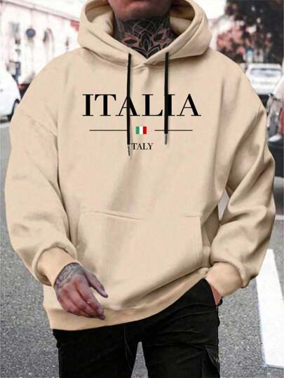 Moletom Bolso Canguru Masculino Blusa de Frio Confortável para o Dia a Dia