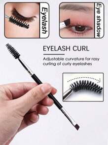 21-Piece Stainless Steel Eyelash Curler Set, Includes 1 Eyelash Curler, 1 Eyelash Comb, 2 Eyelash Rollers, 1 Angled Dual-Ended Brow Brush, 1 Brow Brush, And 10 Silicone Refill Pads, For Eyelashes And Brows,No Harm To Eyelashes, Used For Curling And Shaping, Lifting Up Eyelashes, Making Eyes Look Bigger, Perfect For Women's Eyelashes,Hold For Natural Looking Lash Curl,Makeup,Cheap,Room Decor,Vanity,Travel,Bedroom,Makeup Accessories,Eyelash Curler,Cheap,Stocking Stuffers,Makeup,Makeup Tools,Cheap Stuff,Gifts,Gifts For Women,Christmas Gifts - Multicolor - View 5