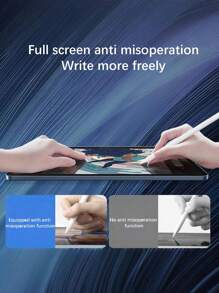 1pc Hand-Written Stylus Pen With 2 Replaceable Nibs, Compatible With Apple Pencil & Android Capacitive Touchscreens, Magnetic, Lag-Free, Instant-On, Convenient