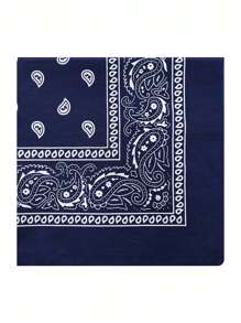 FADZOYLE Khăn quàng cổ họa tiết Paisley in hình đầu quấn khăn quàng cổ đa năng khăn tay vuông khẩu trang băng đô cho phụ nữ mặc khi dự tiệc - khăn tay - Xem 11