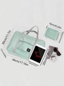 Bolsas organizadoras de viaje plegables de gran capacidad, bolsa de embalaje de ropa unisex, impermeable para equipaje de mujeres