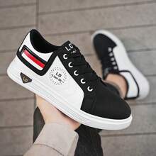 Fashion Casual Shoes, Versatile, Suitable For School, Office, Going Out And Many Other Occasions. - Black and White - View 7