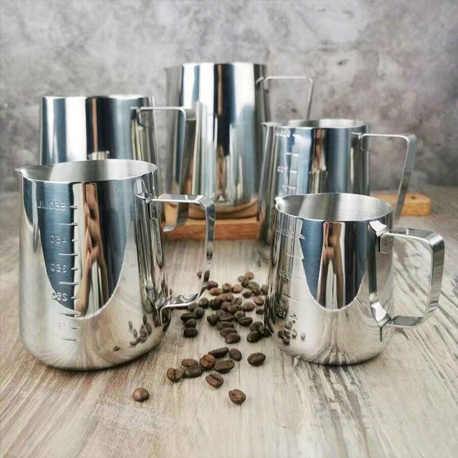 不锈钢拿铁艺术壶，加厚泡沫牛奶起泡壶，重返校园