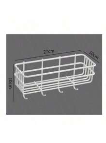 Półka łazienkowa, półka na toaletę, wieszak na ręczniki papierowe, wodoodporna i bezuderzeniowa łazienka nad toaletą, przechowywanie kosmetyków łazienkowych, przechowywanie butelek z przyprawami kuchennymi, montaż bezuderzeniowy, w tym 2 naklejki bezśladowe, wodoodporna i odporna na wilgoć, duża nośność, półka łazienkowa zaprojektowana dla osób, które dążą do czystego i wygodnego życia Wystrój łazienki w domu Organizer łazienkowy Lato