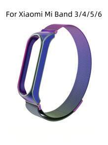 1pc Stainless Steel Strap Compatible With Xiaomi Mi Band 3/4/5/6, Unisex, Classic Minimalist Casual Style - For Mi Band 3/4/5/6 - View 15