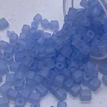 Set de 120 piezas de cuentas de vidrio en forma de cubo cuadrado, forma de bloque helado apta para hacer anillos, pulseras, regalos para amigos, y complementos diarios de joyería