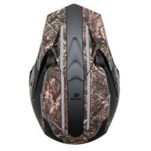 Adult Frenzy Mossy Oak MX Off-Road Motocross ATV Dirt Bike Helmet DOT Approved Size: X-Large - Black - View 7