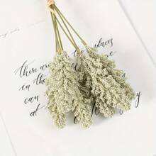 6pcs/Set Artificial Lavender Floral Bouquet, Wedding Bridal, Valentine's Day, Birthday Party, Autumn Decor, Fake Flowers, Vase Filler, Home Decor, New Year, Outdoor Garden, Wedding Wreath, Living Room DIY Supplies Gifts Graduation