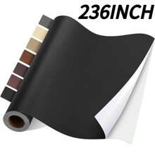 23.6 Inch Self-Adhesive Leather Repair Patch, Suitable For Furniture, Sofa, Car Seats, Etc. - Waterproof PU Cloth Patch, DIY Faux Leather Repair Patch, Can Be Used For Sofa, Cabinet, Dining Chair, Wall Decor And Motorcycle Seat - Home And Office Repair Kit