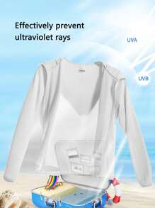 Graue Sonnenschutz Kapuzenjacke für Herren, unisex leichte atmungsaktive UV-Schutz Hausjacke, einfarbiges minimalistisches Design mit Taschen, schnelltrocknende knitterfreie Outdoor-Radfahren und Wandern Sonnenschutzkleidung, Vollzipper Langarm Sommerjacke