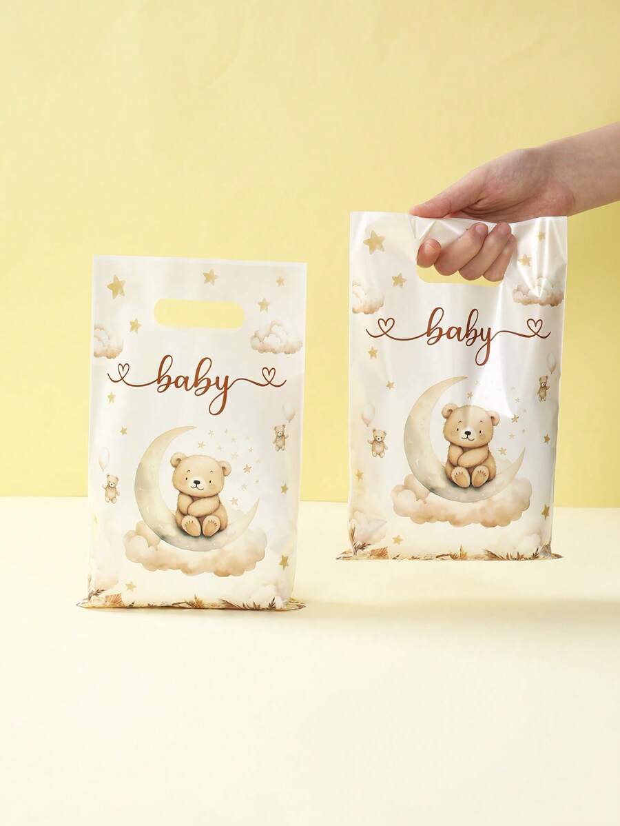10/25/50 Túi quà gấu nâu, Túi đựng quà dự tiệc Babyshower, Túi gói quà gấu dễ thương, Túi tote, Túi đóng gói quà tặng, Túi đựng đồ, Vật dụng trang trí Babyshower, Đồ trang trí tiệc sinh nhật lần thứ 1, Vật dụng dự tiệc tiết lộ giới tính, Vật dụng dự tiệc cưới, Quà tặng dự tiệc cô dâu, Vật dụng dự tiệc tiết lộ giới tính, Vật dụng dự tiệc ngày lễ - gấu nâu - Xem 1