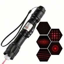 Red Laser Pointer High Power, Red Laser Pointer Indicator Light, Long Range Pointer For Hiking, USB Charge