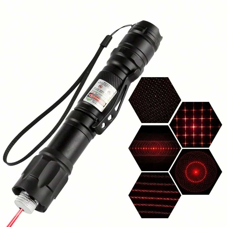 Red Laser Pointer High Power, Red Laser Pointer Indicator Light, Long Range Pointer For Hiking, USB Charge