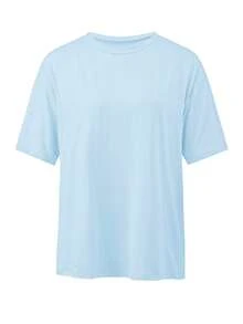 Customized Women's T-Shirt - Add Your Own Text And Images (Family Photo/Selfie/Pet Photo/Friend Photo/Party Photo) To Design Your Own Personalized Printed T-Shirt,Christmas Party Guideline - Baby Blue - View 6